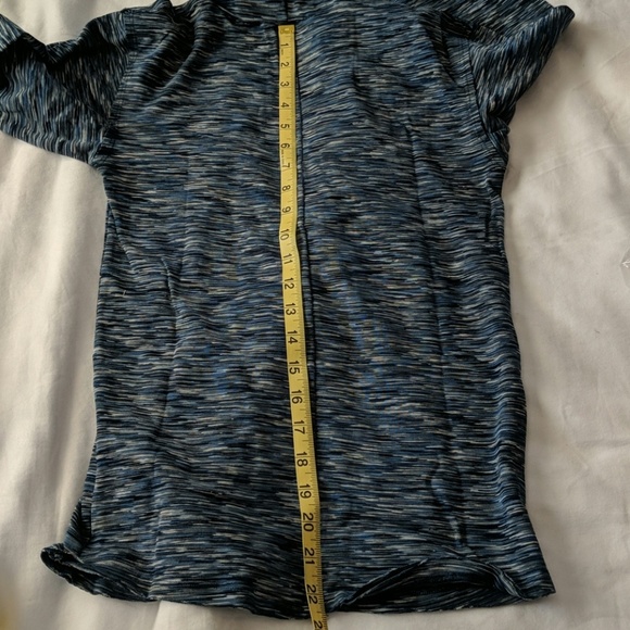 NWT Free People blue space dye tee,L - Picture 5 of 7